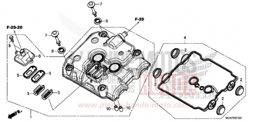 CYLINDER HEAD COVER CB500FAJ de 2018